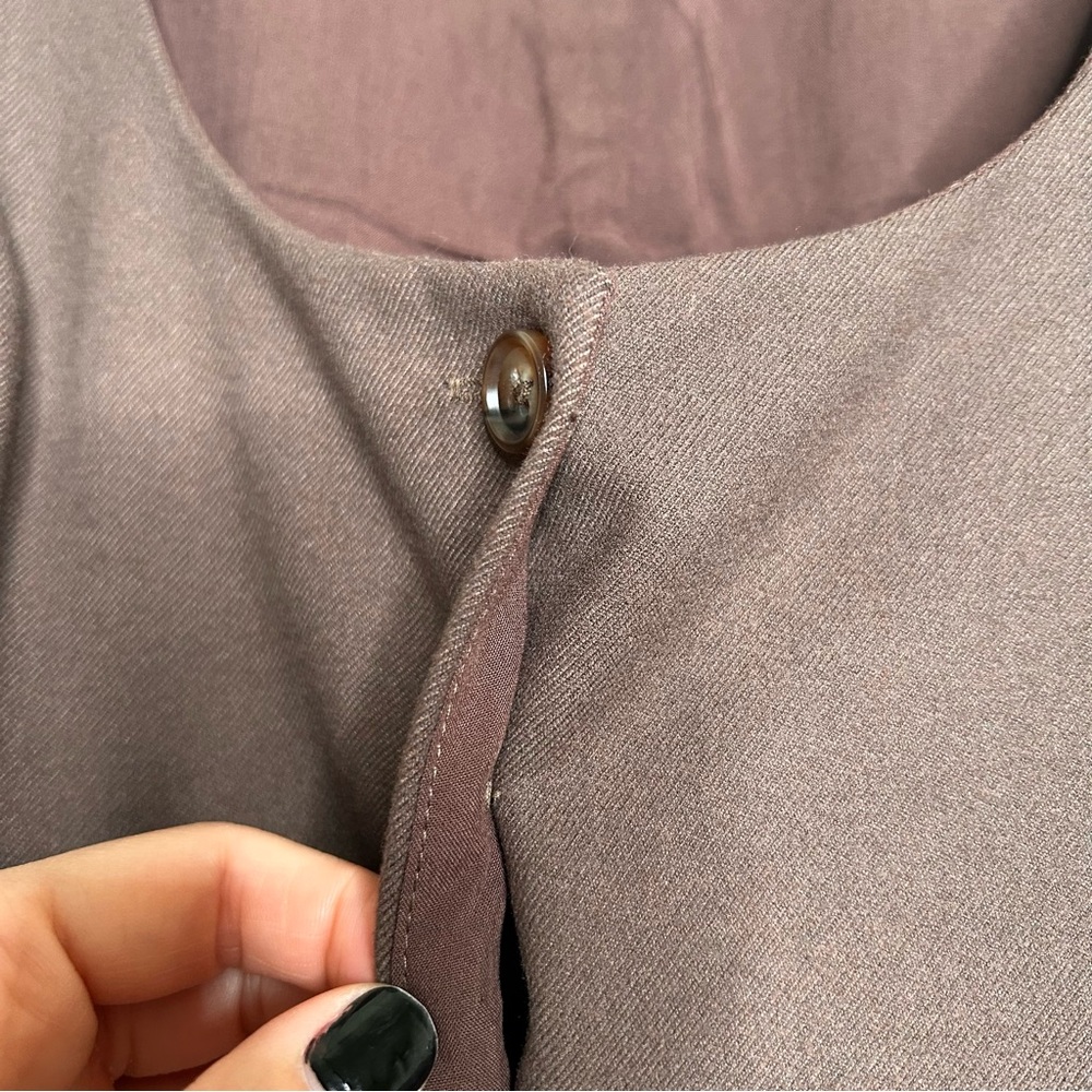 Reformation Delanie Top in Brown 12 - Picture 3 of 16